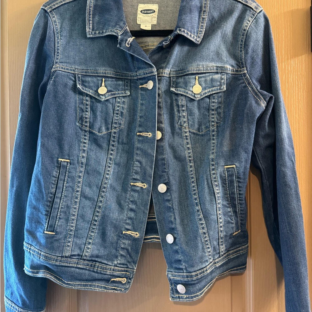 Old Navy Textured Blue Fabric